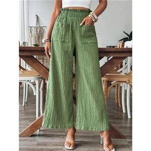 High-Waisted Wide Leg Pants